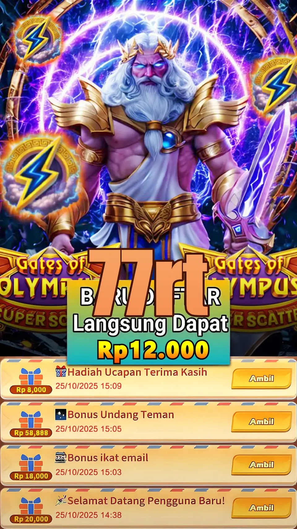 77rt Masuk